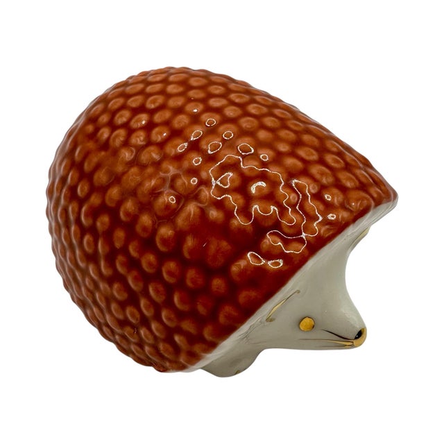 Mid-Century Modern Vintage Racacer Spain Porcelain Hedgehog Figurine For Sale - Image 3 of 12