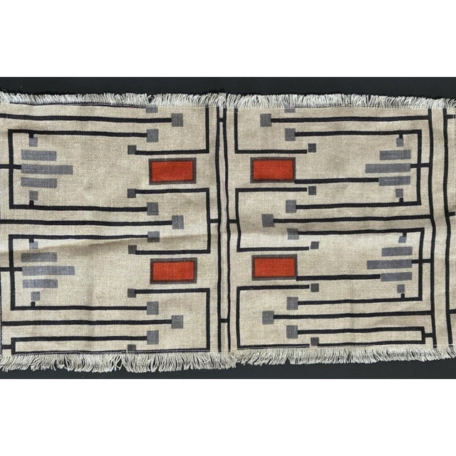 Mission Frank Lloyd Wright Design #105 for Schumacher, 1955, Usa For Sale - Image 3 of 5