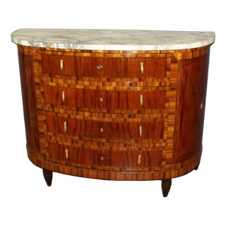 Art Deco Half Moon Commode, 1925 For Sale