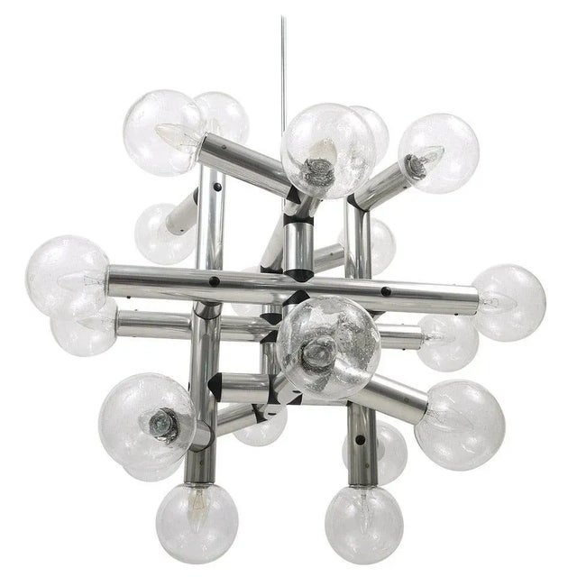 Atomic Ceiling Lamps attributed to J. T. Kalmar for Kalmar, 1969 For Sale - Image 11 of 11