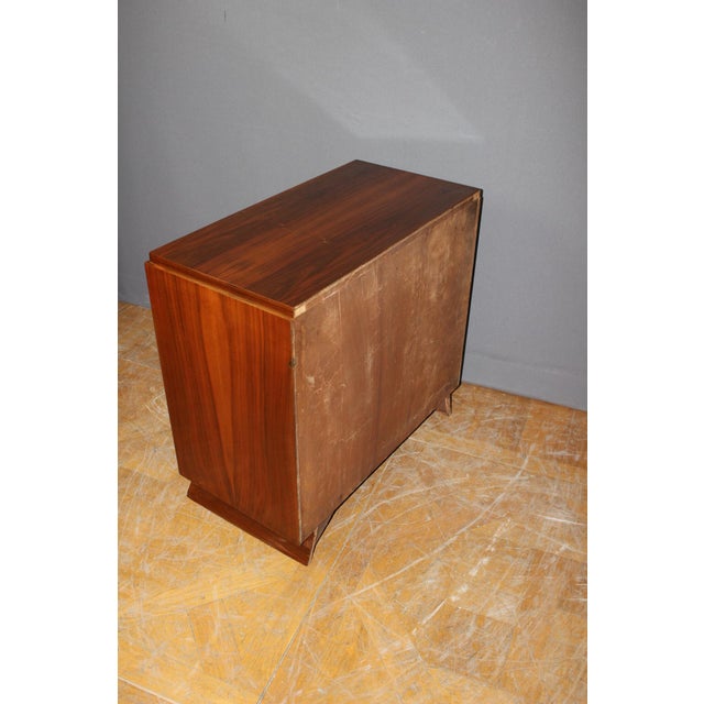 Art Deco Walnut Chest of Drawers, 1930 For Sale - Image 9 of 11