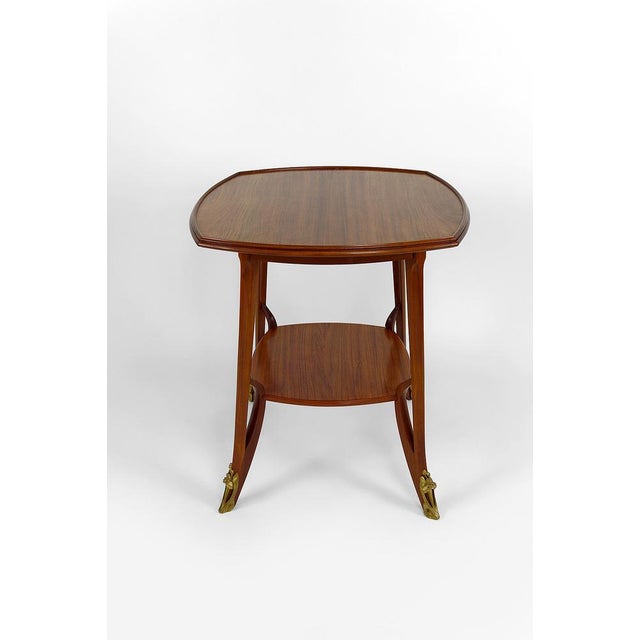 Pedestal Table attributed to Louis Majorelle, France, 1900s For Sale - Image 5 of 18