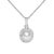Emanating timeless elegance, this 10K white gold pendant necklace captures the essence of classic sophistication. At its...