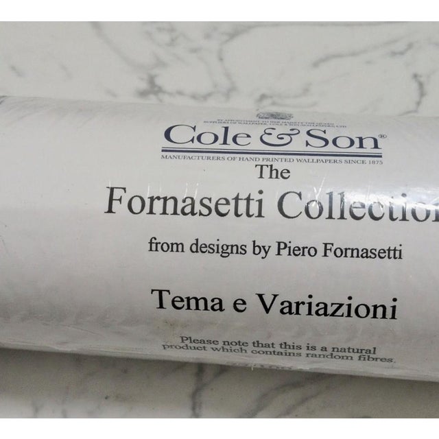 Fornasetti "Tema e Variazioni" Wallpaper by Cole & Son, Three Rolls Early 2000s–2011 Three rolls of new-old-stock,...