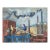 Factories - Industrial Landscape in Oil on Linen by Doris Lyons Hoover For Sale