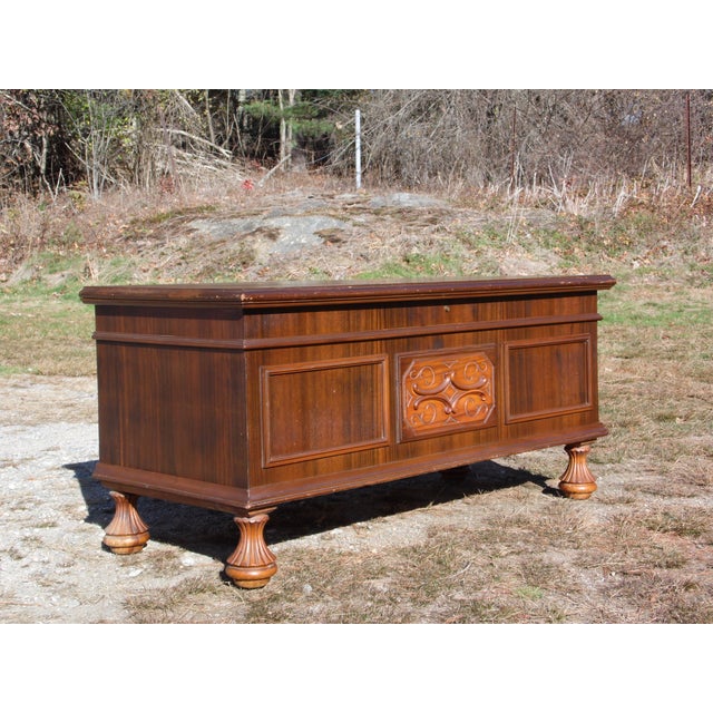 Vintage Cavalier Furniture Co. Mahogany & Cedar Hope Chest Storage 