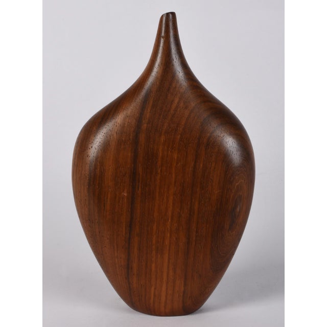 Mid Century Modern Modernist Studio Turned Wood Weed Pot Vase For Sale In Tampa - Image 6 of 11