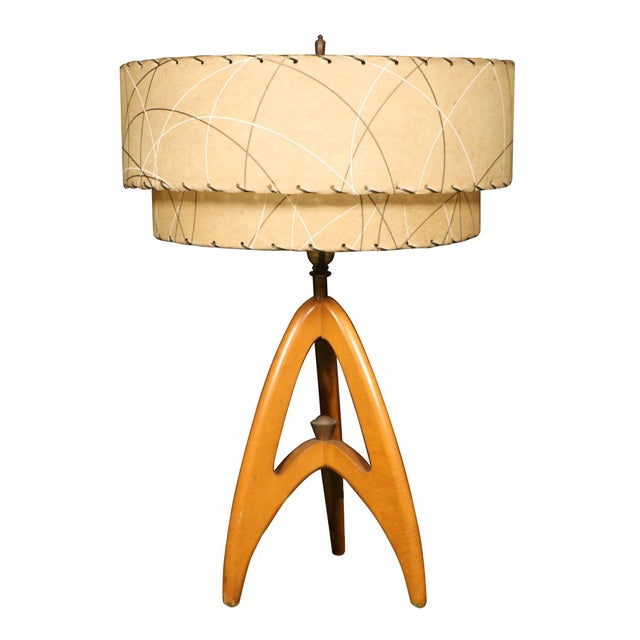 Vintage Mid-Century Modern Table Lamp | Chairish