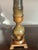 Vintage Mid-Century Modern Wescal Table Lamp With Faux Tortoiseshell Shade & Verdigris Finish For Sale - Image 4 of 12