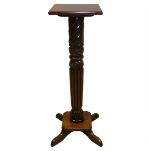 Victorian Solid Mahogany Torchiere or Plant Stand