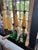 Early 21st Century Modern Murano Amber and Gold Glass Lamps - Pair For Sale - Image 5 of 6