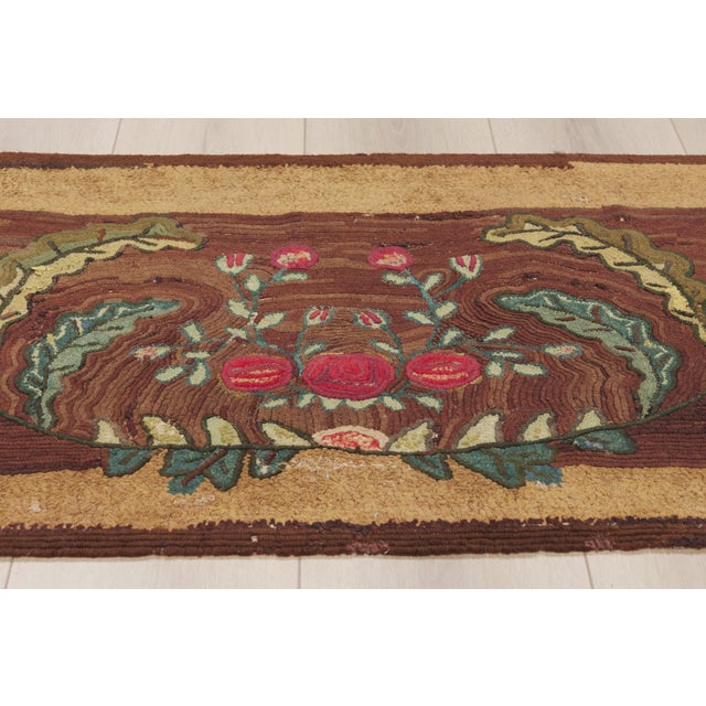 Antique American Hooked Rug, 02'07 X 04'10 For Sale - Image 9 of 10