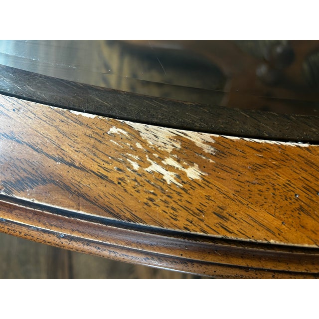 Ethan Allen Ethan Allen Collectors Classics Oval Cocktail Table – Model 13-851 – C. 1984 For Sale - Image 4 of 4