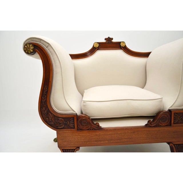 Large Vintage Regency Style Lounge Chairs, 1920, Set of 2 For Sale - Image 6 of 13