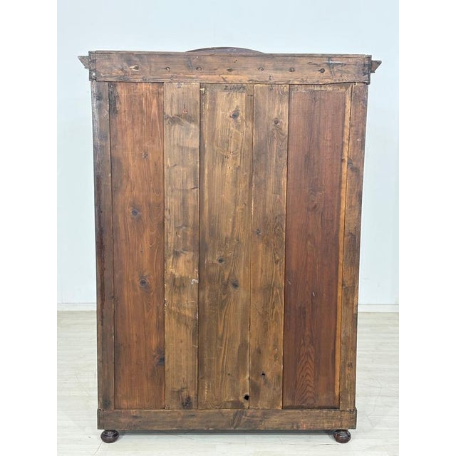 Antique Wardrobe in Oak, 1880 For Sale - Image 10 of 11