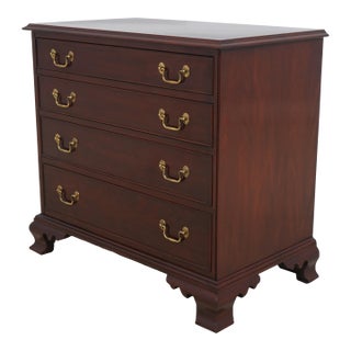 Henkel Harris Cherry 4 Drawer Bachelor Chest For Sale