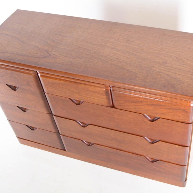 Japanese Chest of Drawers in Oak, 1980s For Sale - Image 12 of 18