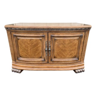 Michael Amini Aico Paw Foot Media Console Cabinet For Sale