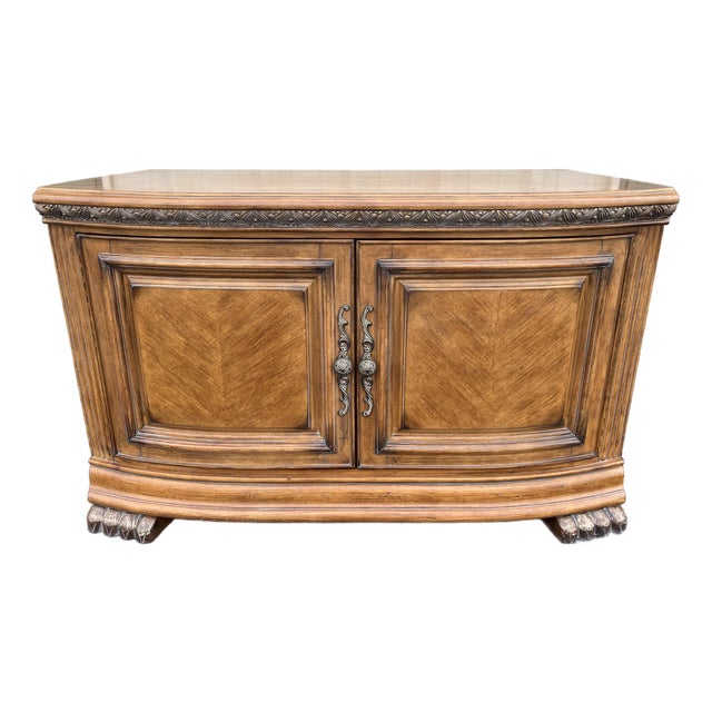 Michael Amini Aico Paw Foot Media Console Cabinet For Sale