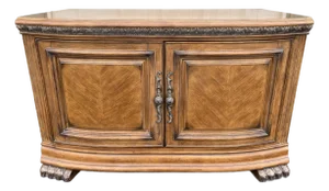 Michael Amini Aico Paw Foot Media Console Cabinet