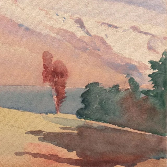 Realism 'Early Queenstown' by Douglas Badcock, New Zealand Plein Air, Queen Elizabeth II Collection For Sale - Image 3 of 7