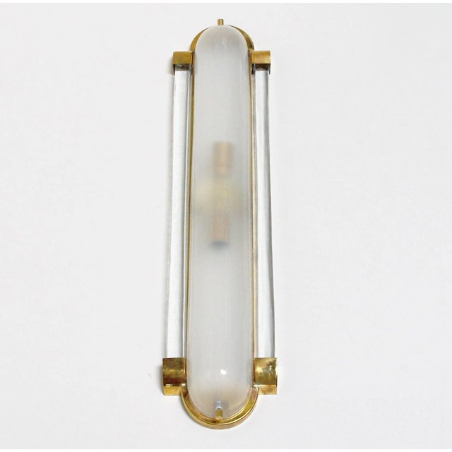Art Deco 21st Century Deco Lungo Murano Sconce by Fabio LTD For Sale - Image 3 of 7