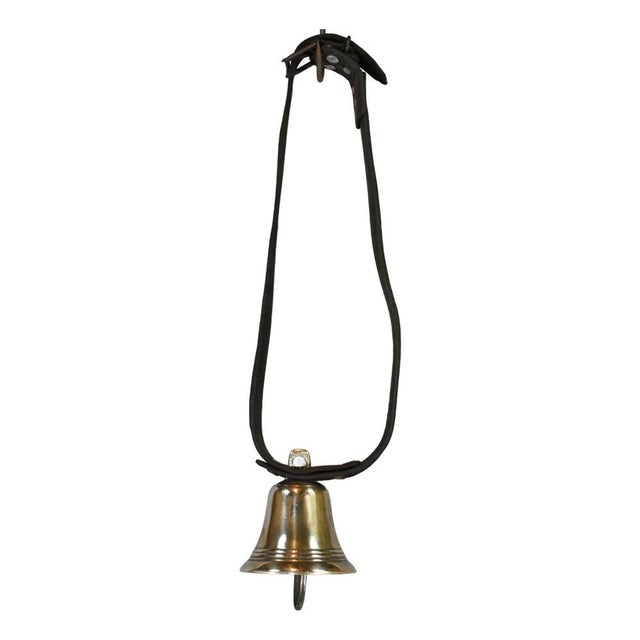 Pyrenees Mountain Cow Bell in Brass, 1920s For Sale - Image 11 of 11