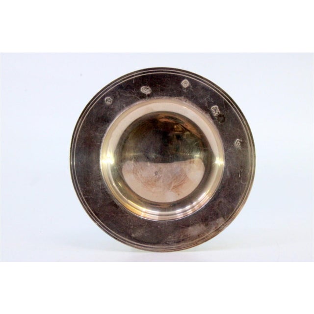 Plain Silver Catchall with Double Edge Frieze For Sale - Image 6 of 7