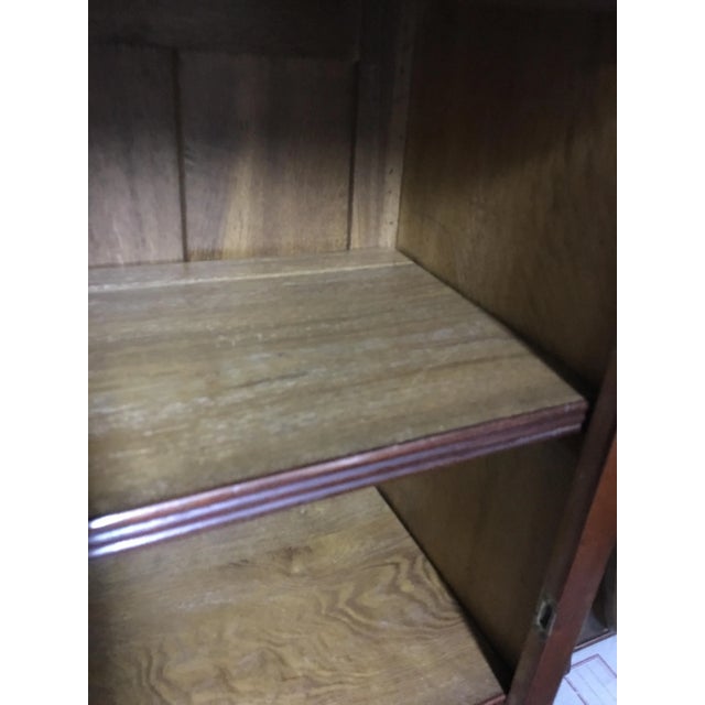 Antique Danish Trapezoidal Mahogany Cabinets with Drawer on Top, Set of 2 For Sale - Image 5 of 7