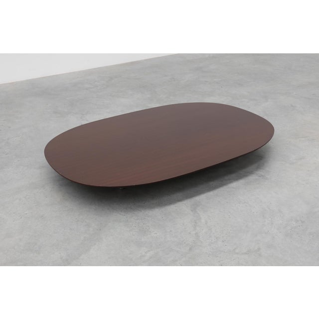 Minimalist Walnut Coffee Table from Cappellini, Italy, 1990s For Sale - Image 6 of 12