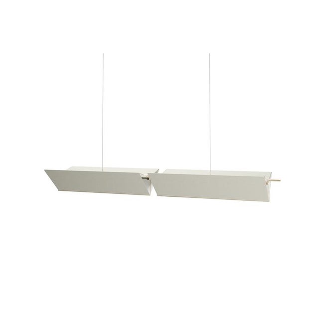 3T09 Bronze Structure and Ivory Fabric Lamp by Neri & Hu for Cassina For Sale - Image 9 of 10