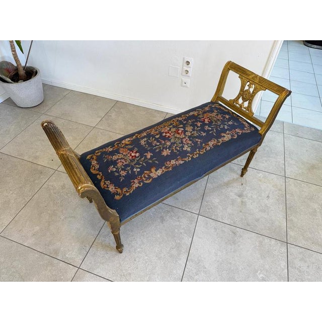 Chippendale Scissor Bench, 1920s For Sale - Image 3 of 17