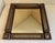Brown Currey & Company Tramp Art Handcrafted Wood Square Mirror Antiqued Border For Sale - Image 8 of 12