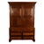 Antique 18thC Georgian Oak Welsh Livery Housekeepers Press Cupboard Cabinet 1740 For Sale - Image 9 of 12