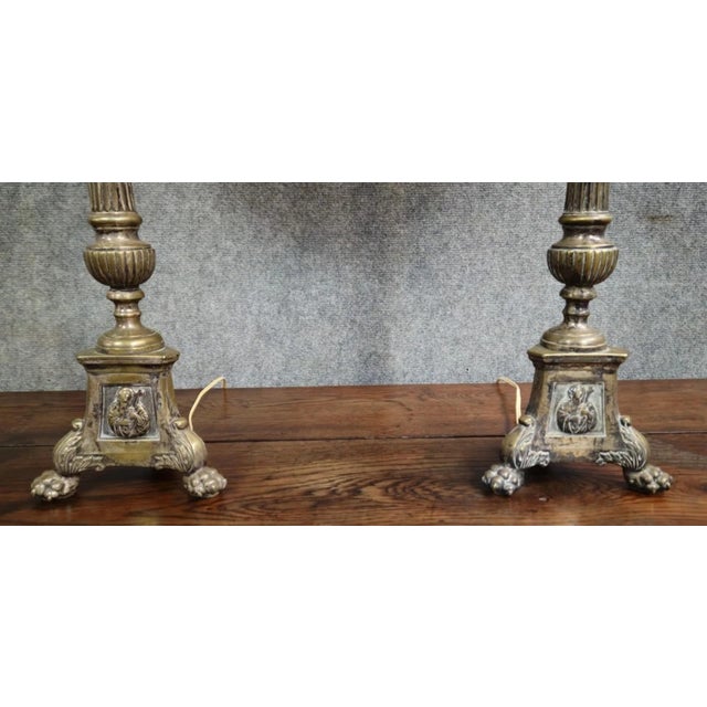 Table Lamps in Bronze, Set of 2 For Sale - Image 6 of 11