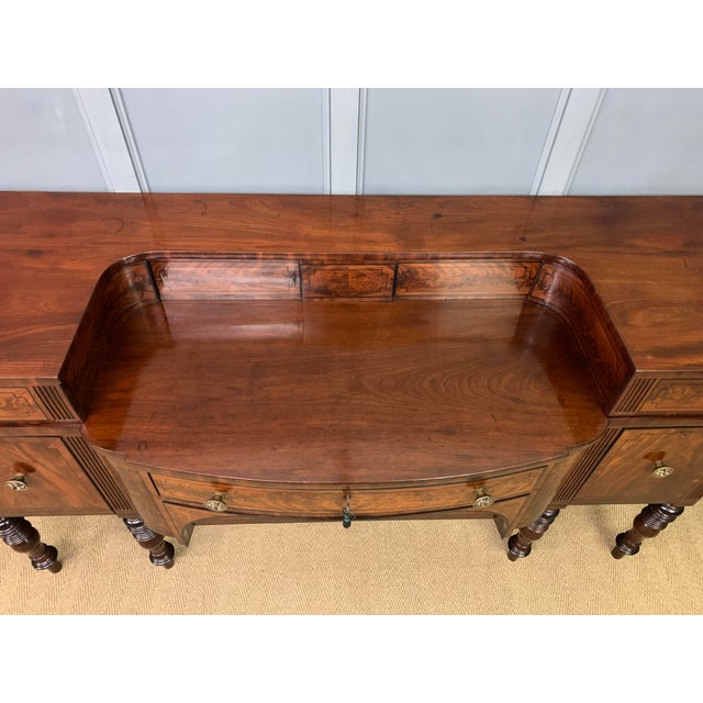 Large Regency Inlaid Flame Mahogany Sideboard, 1810 For Sale - Image 9 of 18