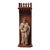 18th Century French Polychrome Carved Moses Figure in Gothic Oak Niche For Sale