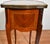French 1910 Antique French Louis XV Walnut Satin Wood Inlay Nightstand Table France For Sale - Image 3 of 14