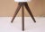 Mid Century German Teak & Frost Glass Tripod Lamp For Sale In San Francisco - Image 6 of 11