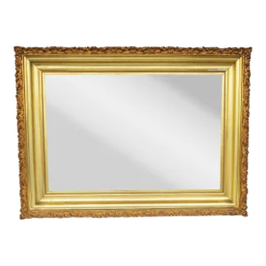 Large Vintage Ornate Rococo Style Gilt on Gesso Frame