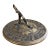 Vintage Iron Faux Bois Garden Sundial With Acorns and Oak Leaves "Time Began in a Garden" For Sale