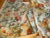 Mid 20 Th C Vintage Floral Chintz Loveseat Sofa Blue Orange For Sale - Image 13 of 14