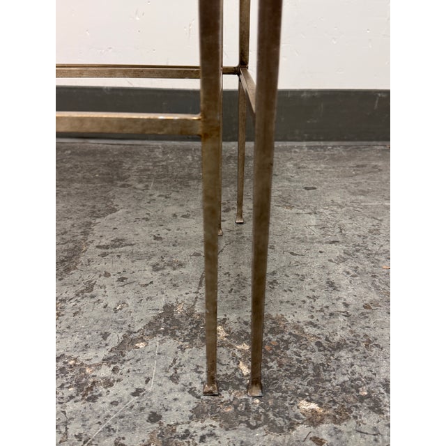 Restoration Hardware Antiqued Mirrored Nesting Tables, Set of Two For Sale - Image 11 of 12