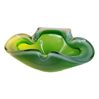 Big Ashtray in Murano Glass attributed to Flavio Poli for Seguso, Italy, 1960s For Sale