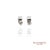 Silver 18k (750) White Gold Natural Diamond Wide Hoop Earrings, Pair For Sale - Image 8 of 10