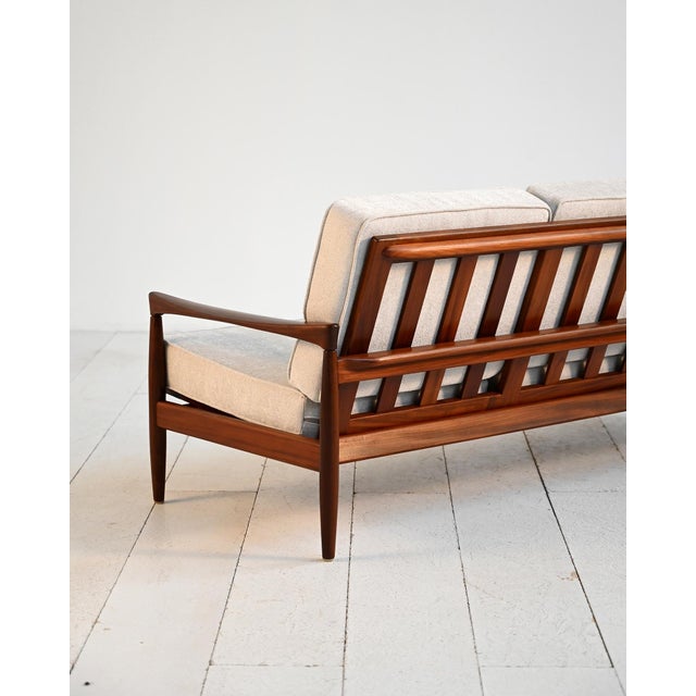 Brown Kolding Sofa by Erik Wørtz, 1950s For Sale - Image 8 of 12