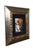 Late 20th century embellished serigraph on canvas titled "Mystique Ginger" by David Schluss. Depicts the portrait of a...