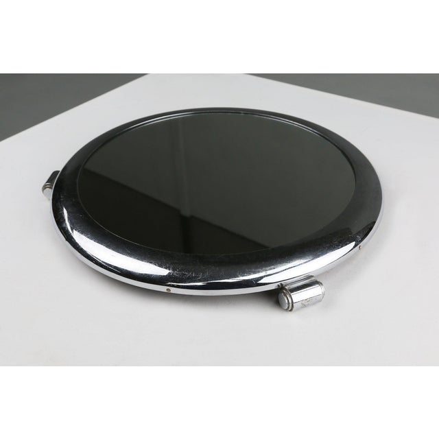 A sleek and beautifully preserved example of 1930s Belgian Art Deco design, this serving tray captures the refined...