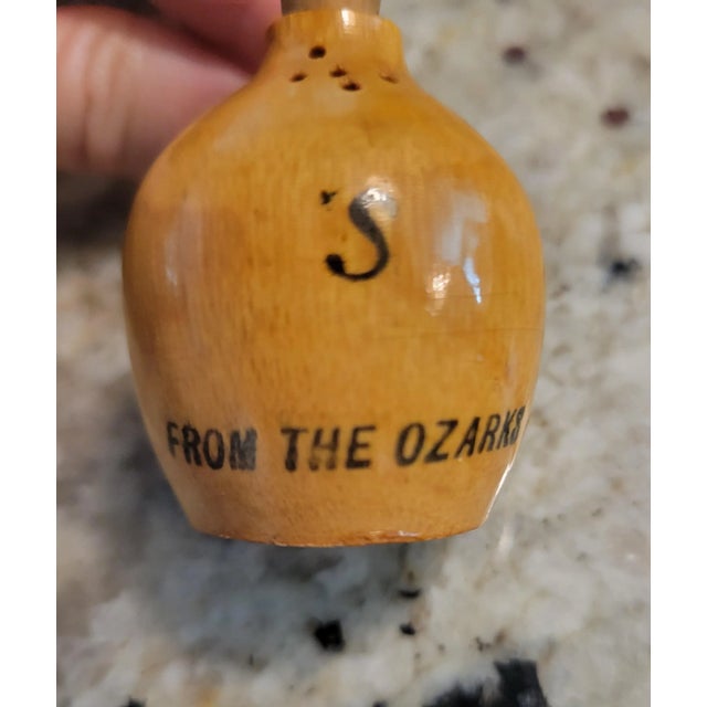 Vintage Moonshine Jug Salt and Pepper Shakers- 3 Pieces For Sale In Austin - Image 6 of 6