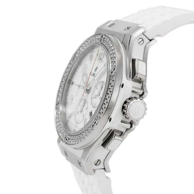 Modern Hublot Big Bang St. Moritz 44 MM 301.se.030.rw.114 Diamond Bezel Steel Watch For Sale - Image 3 of 11